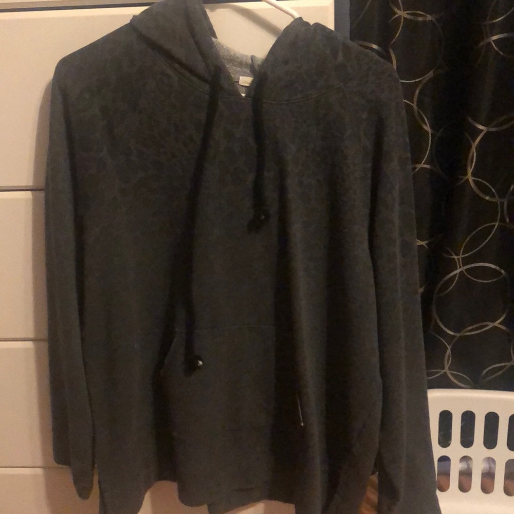Maurices leopard print hoodie size 1